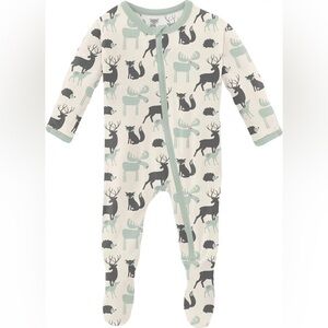 Kickee Pants bamboo footie